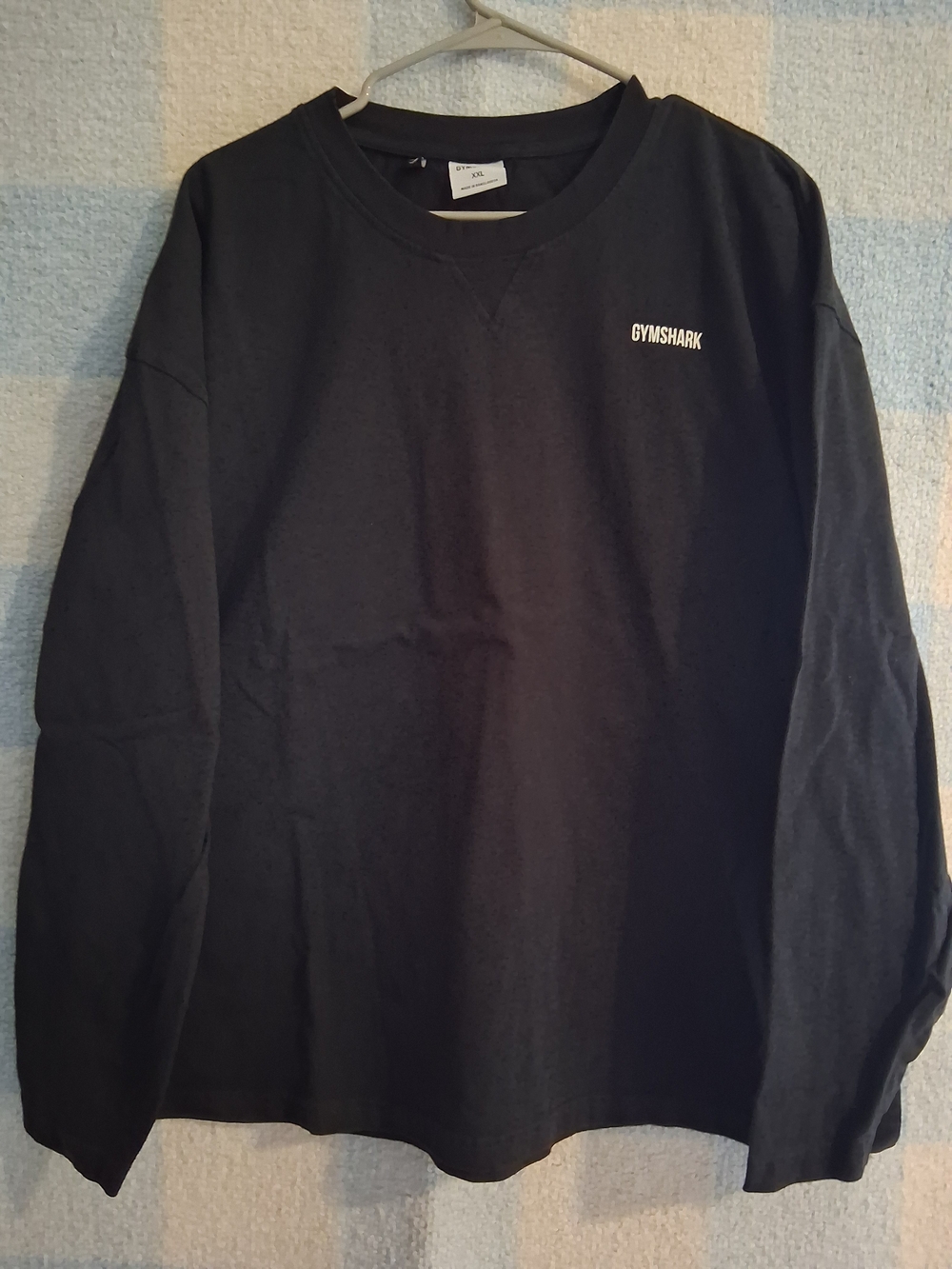 Gymshark Black Long Sleeve Crewneck Sweatshirt